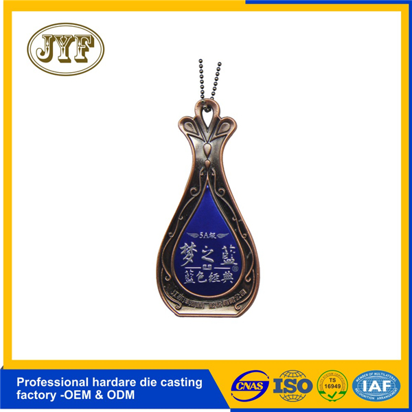 夢之藍(lán)系列鋁合金酒瓶吊牌定制方案