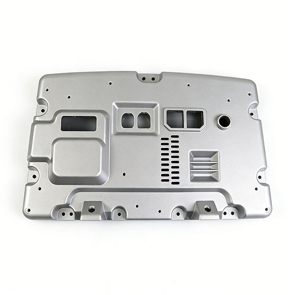 ADC12 鋁合金壓鑄新能源汽車中控主機(jī)下蓋 車載電子設(shè)備散熱殼體定制
