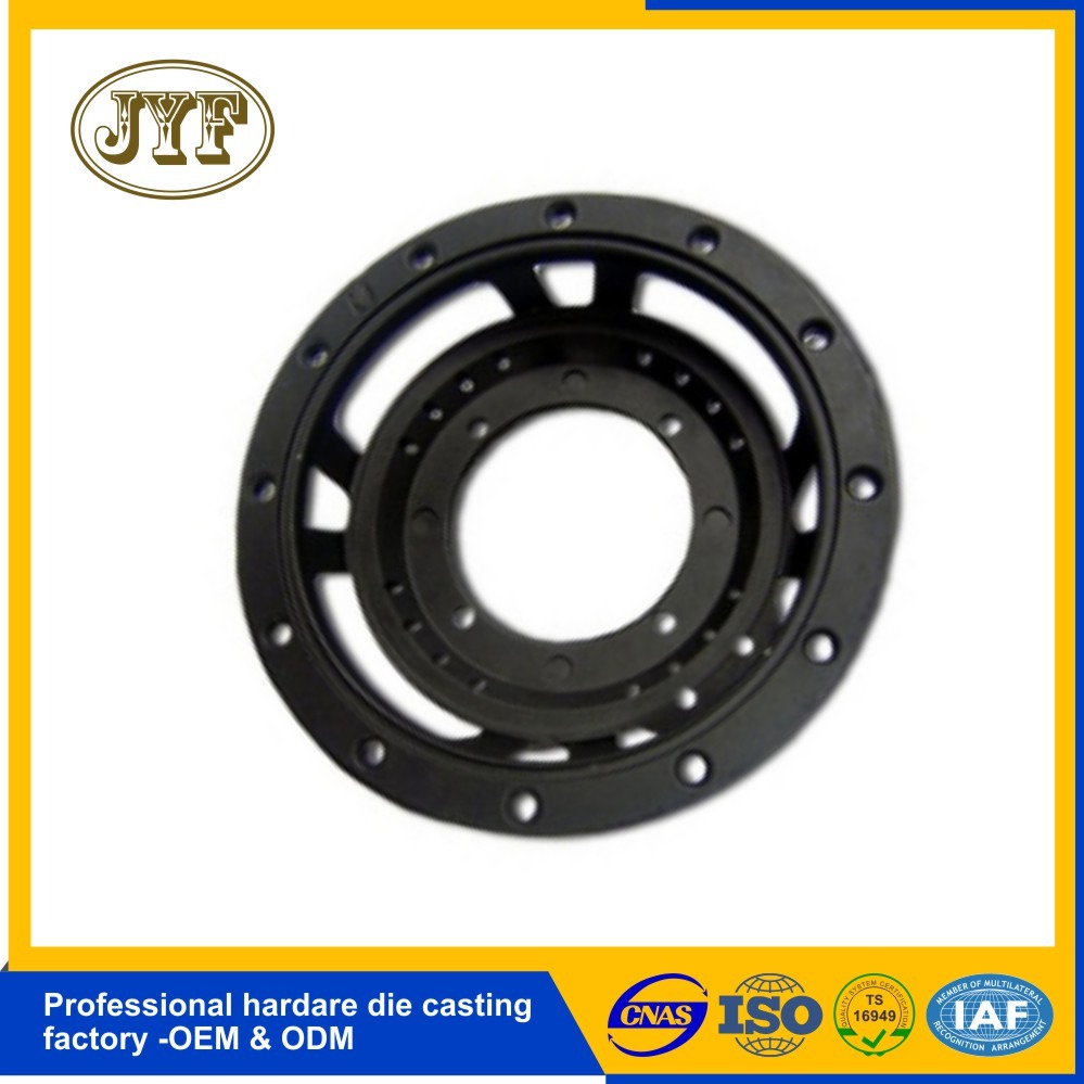 高壓壓鑄黑色電泳件 工廠專業(yè)定制 黑色電泳防護壓鑄件