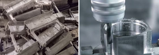 噴砂、攻牙、拋光